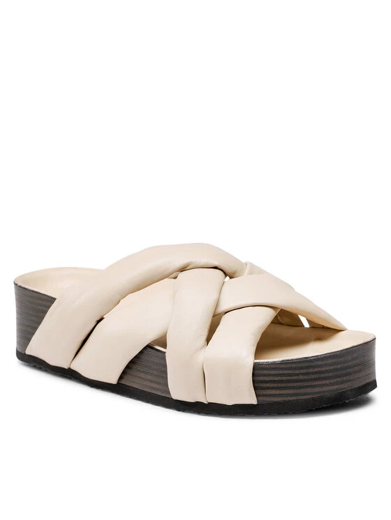 Gino Rossi Γυναίκες Παντόφλες 22SS28 Μπεζ 3 Gino Rossi Γυναίκες Παντόφλες 22SS28 Μπεζ