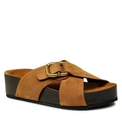 Gino Rossi Γυναίκες Παντόφλες 22SS40 Καφέ