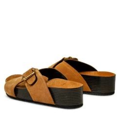 Gino Rossi Γυναίκες Παντόφλες 22SS40 Καφέ -Gino Rossi Εκπτώσεις unnamed file 2451