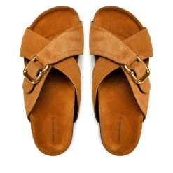 Gino Rossi Γυναίκες Παντόφλες 22SS40 Καφέ -Gino Rossi Εκπτώσεις unnamed file 2454