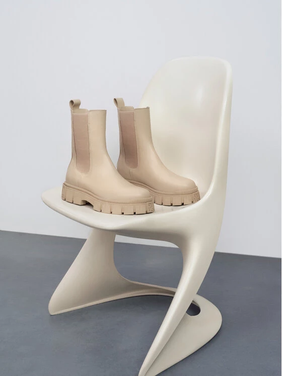 Gino Rossi Γυναίκες Biker Μποτάκια Μποτάκια με λάστιχο 4064 Μπεζ 3 Gino Rossi Γυναίκες Biker Μποτάκια Μποτάκια με λάστιχο 4064 Μπεζ