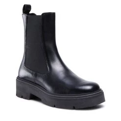 Gino Rossi Γυναίκες Biker Μποτάκια Μποτάκια με λάστιχο RST-GALLIE-06 Μαύρο