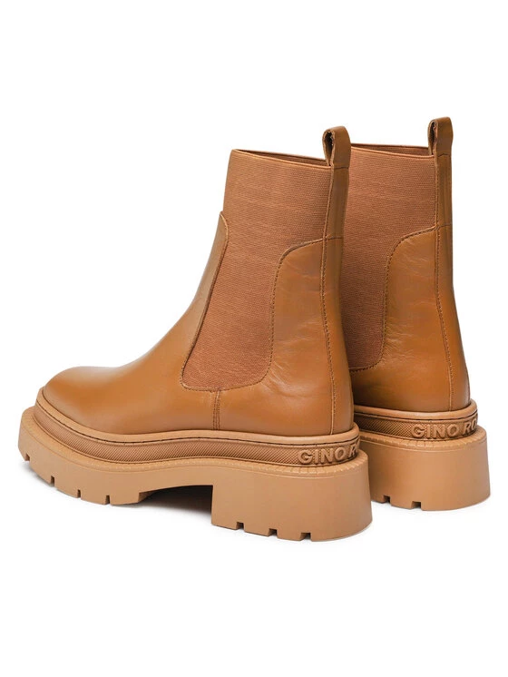 Gino Rossi Γυναίκες Biker Μποτάκια Μποτάκια με λάστιχο 222FW104 Καφέ 6 Gino Rossi Γυναίκες Biker Μποτάκια Μποτάκια με λάστιχο 222FW104 Καφέ - Image 4